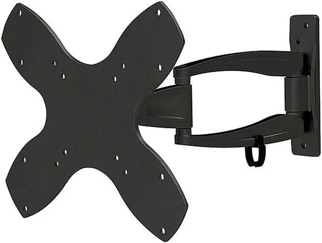 Main image of Monoprice Full Motion Single-Stud TV Wall Mount Bracket For 23" To 43" TVs up to 44lbs, Max VESA 200x200, Works