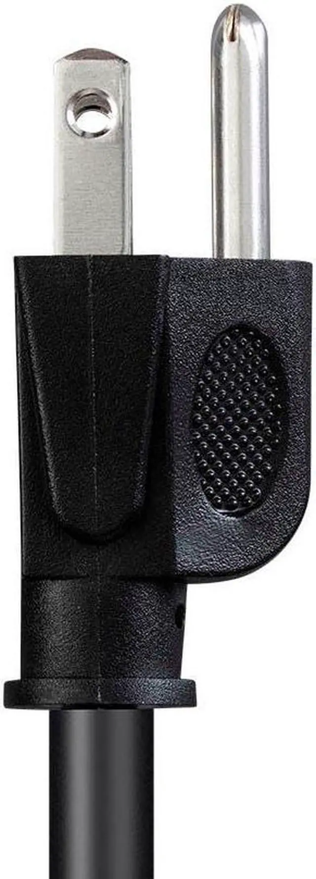 Alt view image 6 of 8 - Monoprice Heavy Duty Power Cord - 10 Feet - Black | NEMA 5-15P to IEC 60320 C15, 14AWG, 15A, SJT, 125V, Works With PCs, Monitors, Scanners, & Printers