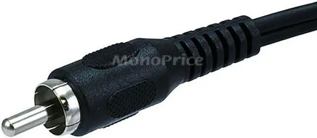Alt view image 3 of 4 - Monoprice 6inch RCA Male Mono to Female Stereo Splitter Cable