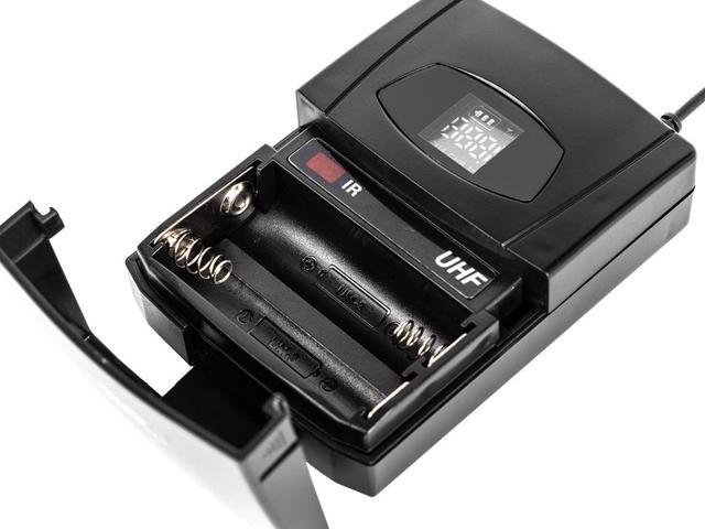 Alt view image 5 of 14 - Monoprice 200-Channel UHF Dual Headset Wireless Microphones System, For Church Services, Business Meetings, or Karaoke Singing - Stage Right Series