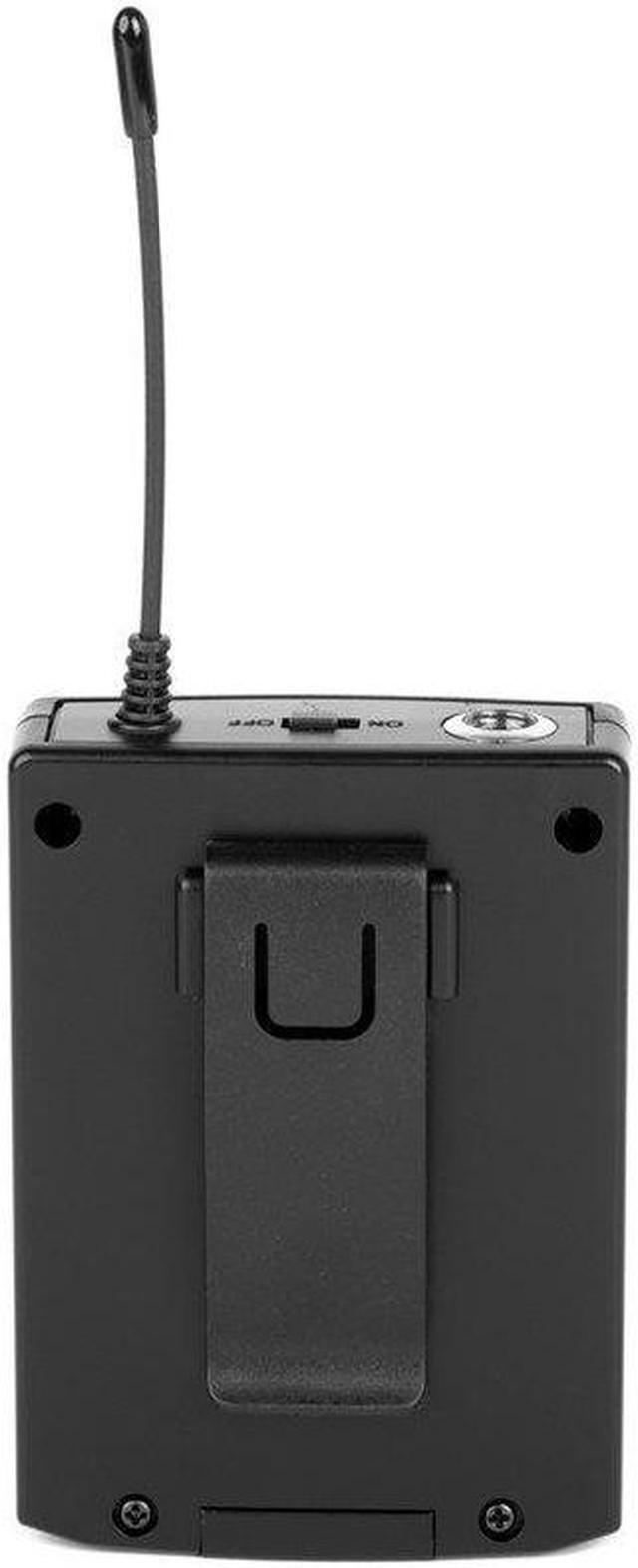 Alt view image 6 of 14 - Monoprice 200-Channel UHF Dual Headset Wireless Microphones System, For Church Services, Business Meetings, or Karaoke Singing - Stage Right Series