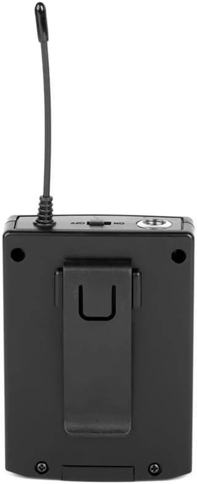Alt view image 6 of 12 - Monoprice 200-Channel UHF Dual Lavalier Wireless Microphones System, For Church Services, Business Meetings, or Karaoke Singing - Stage Right Series