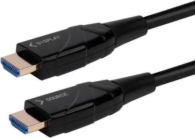 Main image of Monoprice 4K High Speed HDMI Cable - 30 Meters (98ft) Black | AOC, 18Gbps, Compatible with Blu-ray, Play Station 5, HDTV, Roku TV - SlimRun AV Series