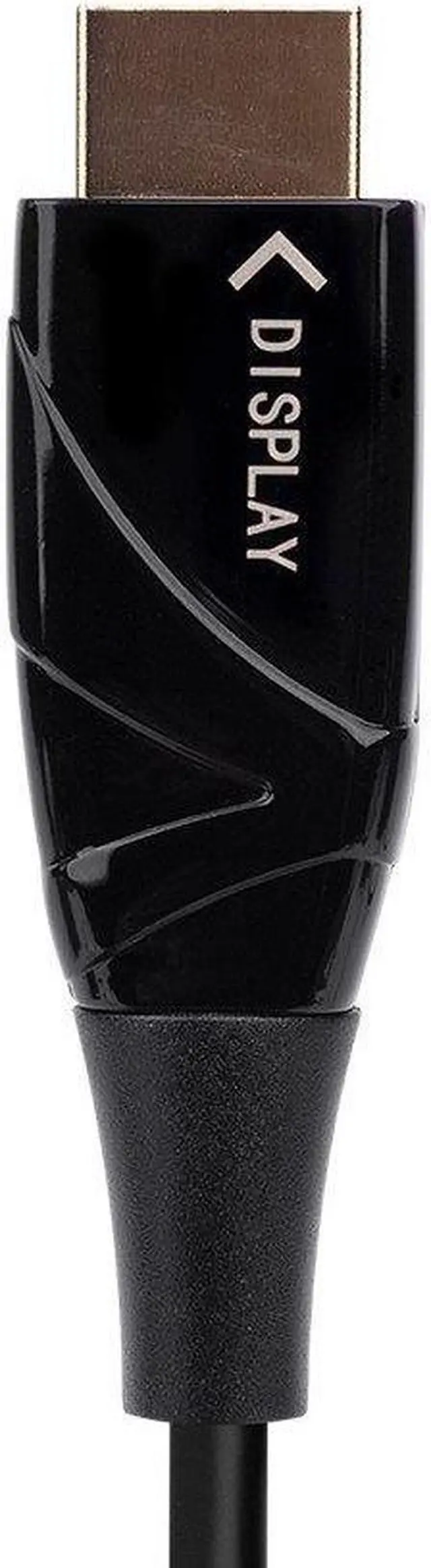 Alt view image 4 of 11 - Monoprice 4K High Speed HDMI Cable - 30 Meters (98ft) Black | AOC, 18Gbps, Compatible with Blu-ray, Play Station 5, HDTV, Roku TV - SlimRun AV Series