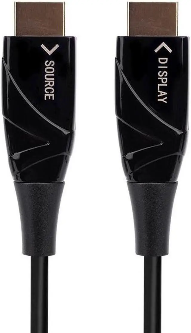 Alt view image 2 of 11 - Monoprice 4K High Speed HDMI Cable - 30 Meters (98ft) Black | AOC, 18Gbps, Compatible with Blu-ray, Play Station 5, HDTV, Roku TV - SlimRun AV Series