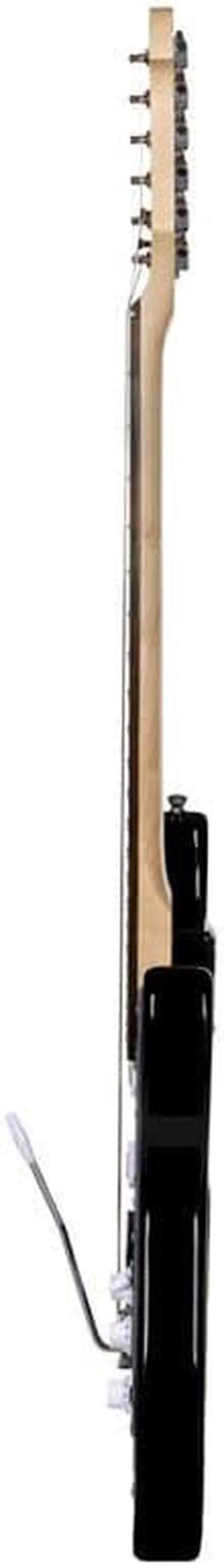 Alt view image 4 of 6 - Monoprice Cali Classic HSS Electric Guitar with Gig Bag - Sunburst Body, Black Pickguard, Rosewood Fingerboard - Indio Series