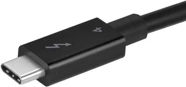 Alt view image 3 of 6 - Monoprice Thunderbolt 4 Cable, 1m, Intel Certified, USB4 Certified