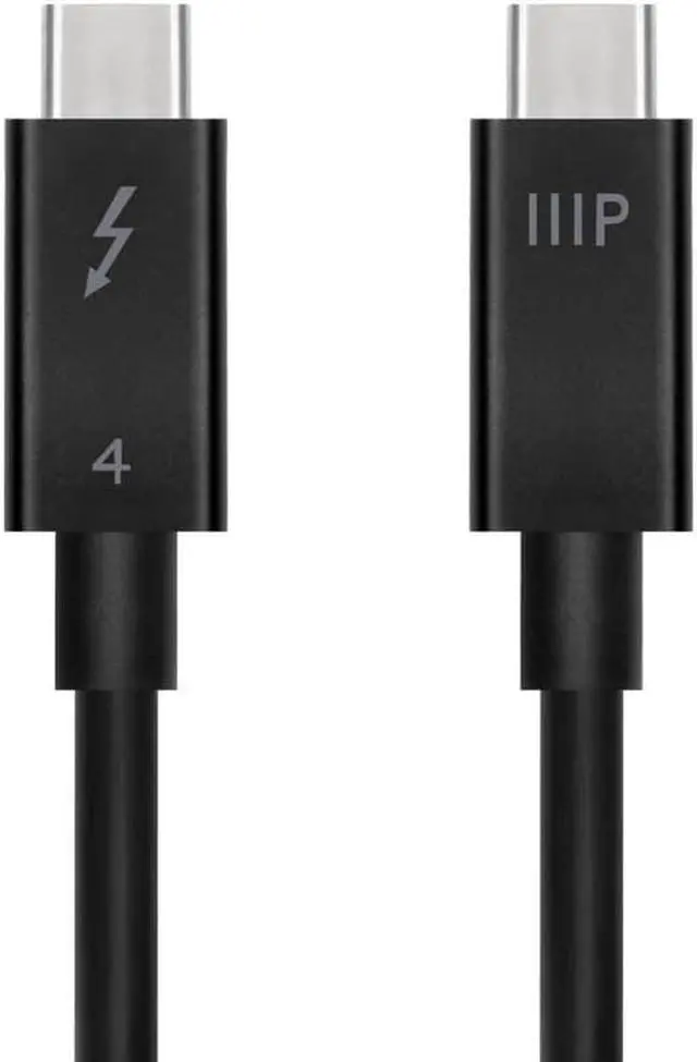 Alt view image 4 of 6 - Monoprice Thunderbolt 4 Cable, 1m, Intel Certified, USB4 Certified
