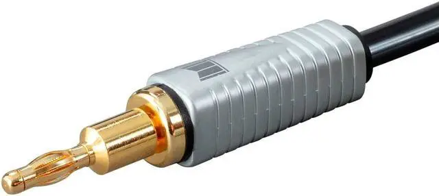 Alt view image 3 of 4 - Monolith Multi-Strand Conductors Speaker Wire - 10 Feet - Pair, PE Insulated, 14AWG, Oxygen Free Copper With Gold Plated Banana Plug Connectors