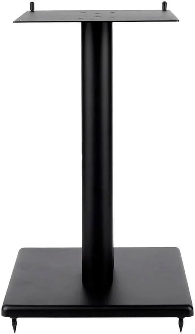 Alt view image 2 of 6 - Monolith 18in Steel Speaker Stand with Adjustable Top Plate (Each) Hold Speakers Weighing Up To 75 Pounds, ScratchResistant, Perfect For Center or Bookshelf Speakers