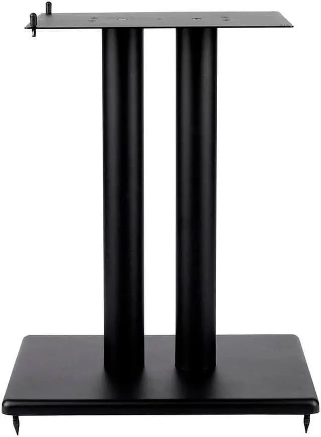 Alt view image 3 of 6 - Monolith 18in Steel Speaker Stand with Adjustable Top Plate (Each) Hold Speakers Weighing Up To 75 Pounds, ScratchResistant, Perfect For Center or Bookshelf Speakers
