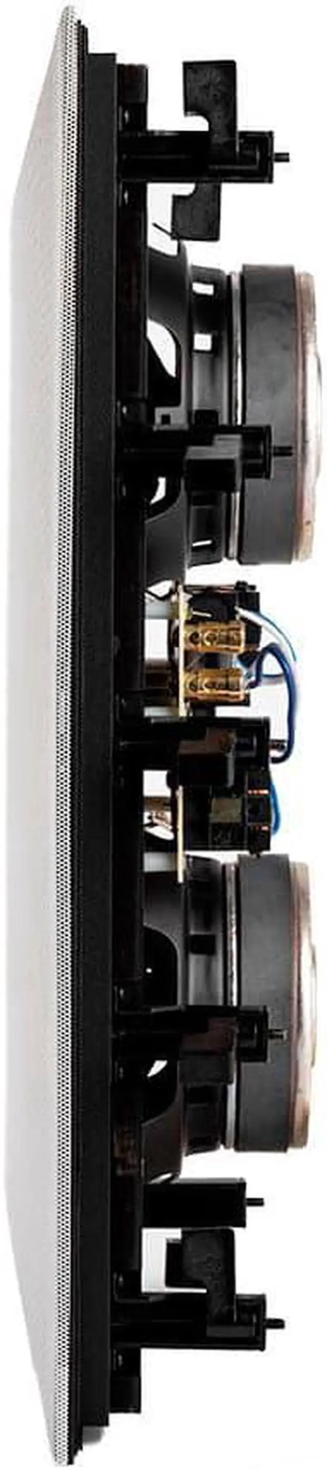 Alt view image 4 of 6 - Monoprice Monolith M-IWSUB82 Dual 8in In-Wall Subwoofer| Passive, Magnetic, Paintable Grille, Easy Install, Adds Powerful Bass To Your In Wall or In Ceiling Home Theater System