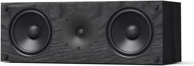 Main image of Monoprice Monolith C5 Center Channel Speaker - Black (Each) Powerful Woofers, Punchy Bass, High Performance Audio, For Home Theater System - Audition Series