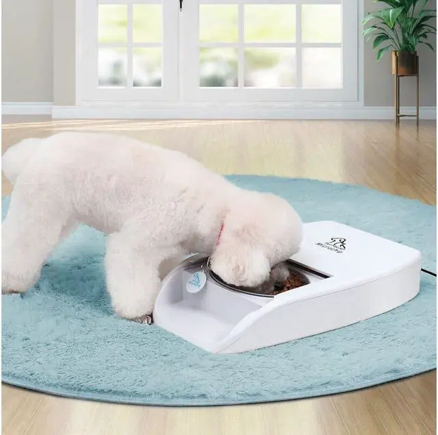 Alt view image 3 of 4 - MPM Automatic Microchip Pet Feeder, APP control, Cat Dog Feeder, RFID Tag, Multi-Pet, LCD Display, Suitable for Both Wet