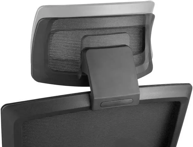 Alt view image 6 of 6 - Monoprice WFH Ergonomic Office Chair withFoam Seat, Adjustable Headrest, Lumbar Support, Armrests, Backrest - Workstream Collection
