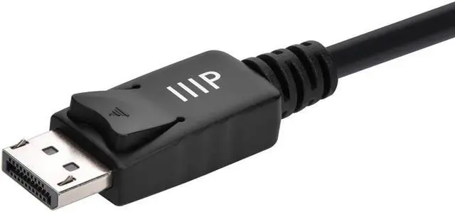 Alt view image 3 of 6 - Monoprice DisplayPort 1.4 Cable to 8K HDMI - 10 Feet | 30AWG, 8K@60Hz, Up To 32.4Gbps Bandwidth, For Video Game Console, Gaming Monitor, Apple TV, or Laptop Computer