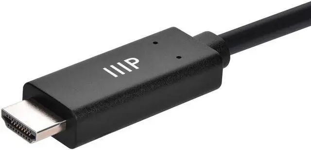 Alt view image 4 of 6 - Monoprice DisplayPort 1.4 Cable to 8K HDMI - 10 Feet | 30AWG, 8K@60Hz, Up To 32.4Gbps Bandwidth, For Video Game Console, Gaming Monitor, Apple TV, or Laptop Computer