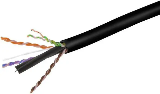 Main image of Monoprice Cat6 Plenum Bulk Cable - 500 Feet - Black | UL, Solid, 550MHz, UTP, CMP, Bare Copper, 10G, 23AWG (TAA), For Server Applications, Cloud Computing, Video Surveillance