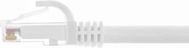 Alt view image 5 of 6 - Monoprice Cat6 Ethernet Patch Cable - 3 Feet - White (12 pack) Snagless RJ45, Stranded, 550MHz, UTP, Pure Bare Copper Wire, 24AWG - Flexboot Series
