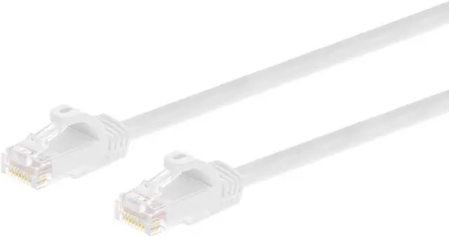 Alt view image 4 of 6 - Monoprice Cat6 Ethernet Patch Cable - 5 Feet - White (12 pack) Snagless RJ45, Stranded, 550MHz, UTP, Pure Bare Copper Wire, 24AWG - Flexboot Series