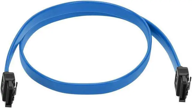 Alt view image 6 of 6 - Monoprice SATA III Straight 6Gbps SATA 3 Cable - 18in - Blue (10-Pack) with Locking Latch, Compatible with SATA HDD, SSD, CD Driver, CD Writer