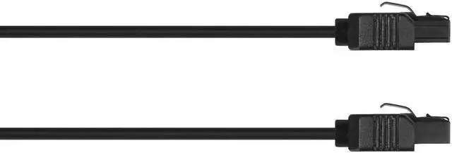 Alt view image 6 of 7 - Monoprice 18-inch SATA III 6.0 Gbps Cable w/Locking Latch - Black