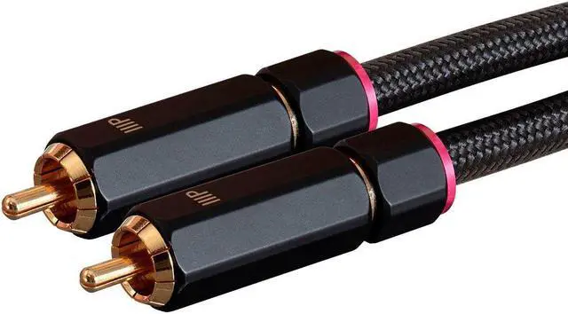 Alt view image 3 of 6 - Monoprice RCA to 2 RCA Pigtail Cable - 3 Feet - Black, M/M, Gold Plated, Double Shielded With Copper Braiding - Onix Series