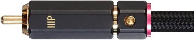 Alt view image 6 of 6 - Monoprice 1-Male to 2-Female RCA Y-Adapter - 1 Feet - Black | Gold Plated Connectors, Double Shielded With Copper Braiding - Onix Series