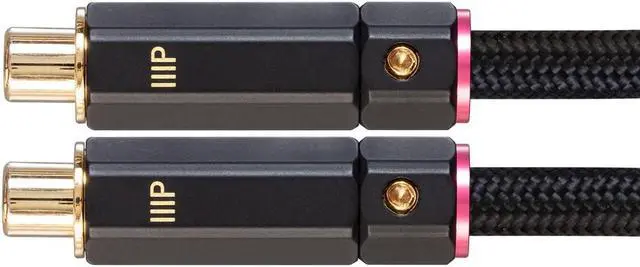 Alt view image 5 of 6 - Monoprice 1-Male to 2-Female RCA Y-Adapter - 1 Feet - Black | Gold Plated Connectors, Double Shielded With Copper Braiding - Onix Series