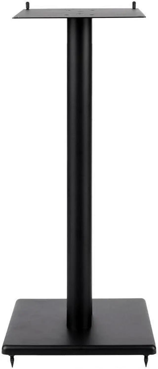 Alt view image 2 of 6 - Monoprice Monolith 32in Steel Speaker Stand with Adjustable Top Plate (Each) Hold Speakers Weighing Up To 75 Pounds, ScratchResistant, Perfect For Center or Bookshelf Speakers