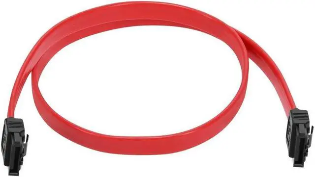Alt view image 8 of 8 - Monoprice SATA 6Gbps Straight Connector Cable with Locking Latch - 1.5 Feet - Red (10 Pack) Compatible with SATA HDD, SSD, CD Driver, CD Writer