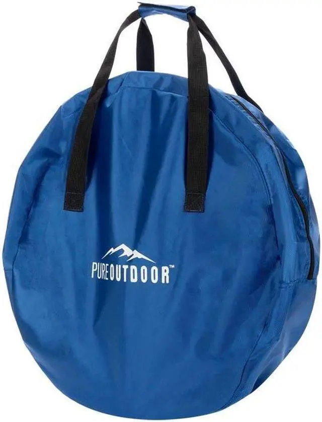 Alt view image 6 of 6 - Pure Outdoor by Monoprice Complete Disc Golf Set with Carrying Case and Discs, 24 ZincCoated Chains
