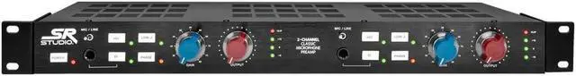 Alt view image 5 of 6 - SR Studio 2-Channel 1073-Style Microphone Preamp