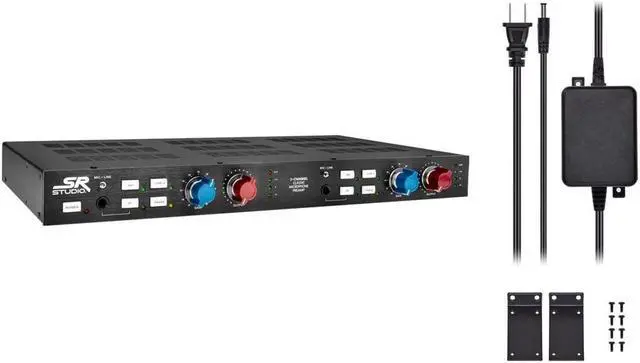 Alt view image 6 of 6 - SR Studio 2-Channel 1073-Style Microphone Preamp