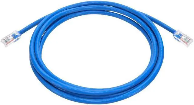 Alt view image 6 of 6 - Monoprice Cat6A Component Level Patch Cable - 7 Feet - Blue | UTP, 24AWG, 500MHz, Pure Bare Copper, Snagless RJ45, Ethernet Cable - Micro SlimRun Series