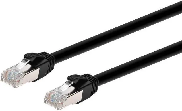 Alt view image 5 of 6 - Monoprice Cat6A 1ft Black PoE Patch Cable, 100W, PoE ++ (IEEE 802.3af/at/bt), UTP, 22AWG, 500MHz, Stranded Pure Bare Cop