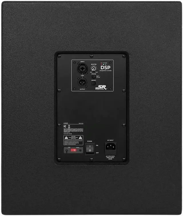 Alt view image 4 of 6 - Stage Right by Monoprice LM15A 1000W 15in Powered Subwoofer Speaker with Class D and DSP