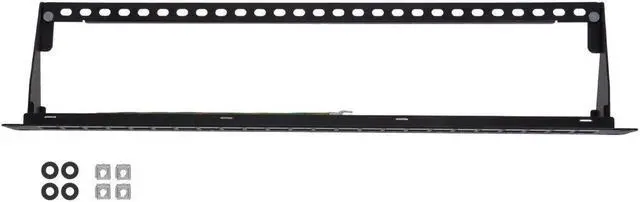 Alt view image 11 of 13 - Monoprice 24-Port 1U Blank Keystone Shielded Network Patch Panel T568A/B