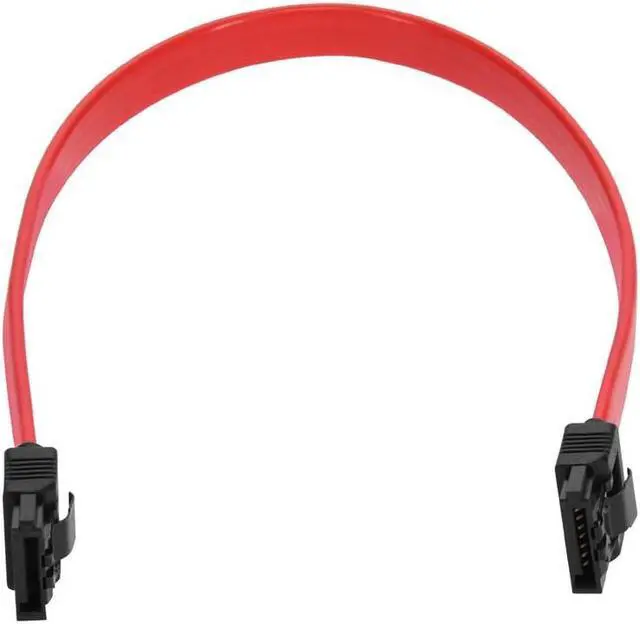 Alt view image 6 of 6 - Monoprice SATA 6Gbps Straight Cable with Locking Latch - 0.83 Feet - Red | Compatible with SSD, CD Writer, CD Driver, SATA HDD