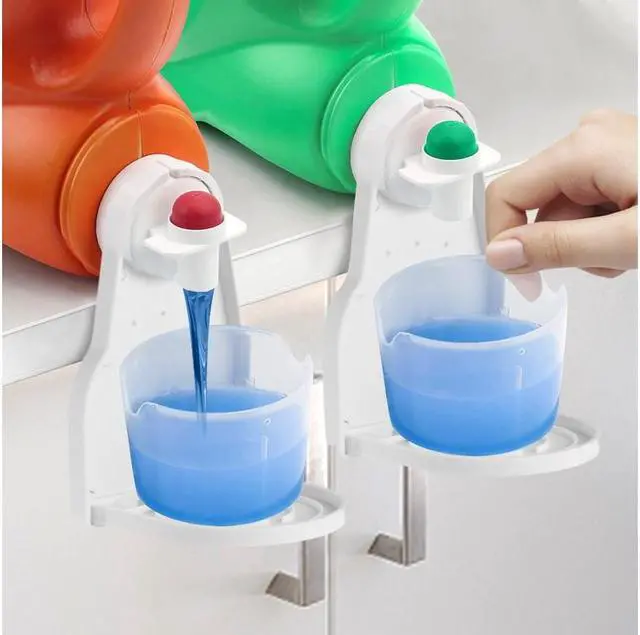 Main image of MPM 2 Packs Laundry Detergent Cup Holder, Detergent Drip Catcher, Laundry Detergent Gadget Organizer
