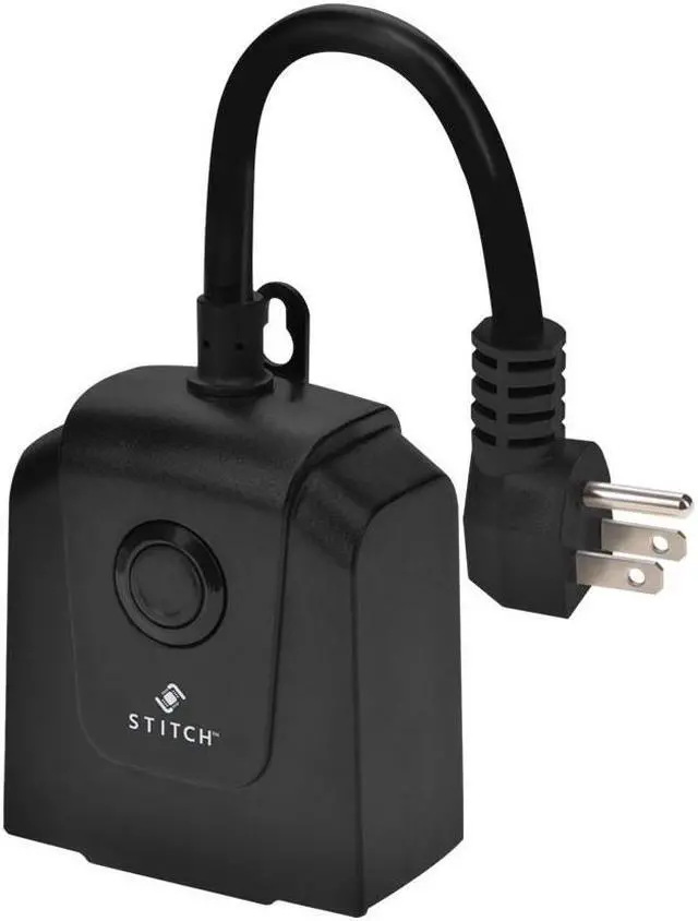 Alt view image 3 of 6 - Monoprice STITCH Outdoor 2-Outlet Smart Plug