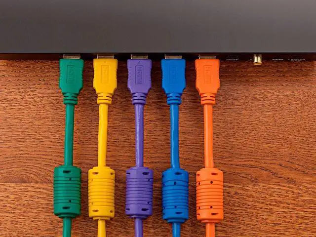 Alt view image 6 of 6 - Monoprice HDMI Cable - 6 Feet - Black (3-Pack) High Speed, 4K@60Hz, HDR, 18Gbps, YCbCr 4:4:4, 26AWG, Compatible with UHD TV and More - Select Series