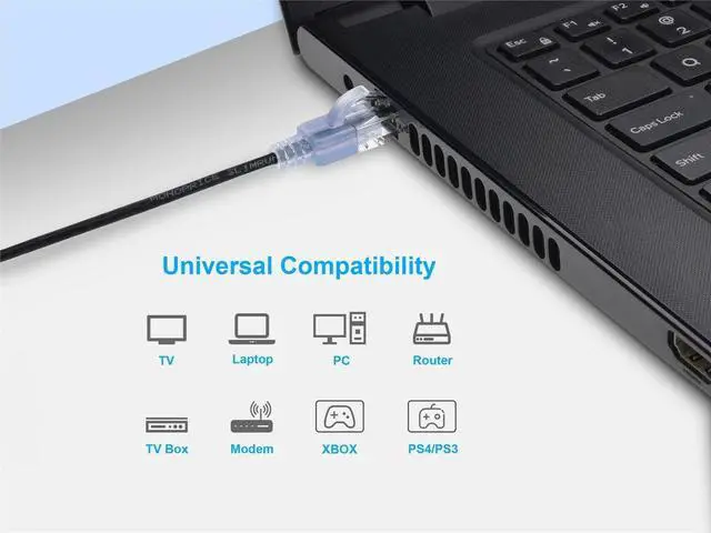 Alt view image 7 of 12 - Monoprice SlimRun Cat6A Ethernet Patch Cable - Network Internet Cord - RJ45, Stranded, UTP, Pure Bare Copper Wire, 30AWG, 2ft, Black, 10-Pack