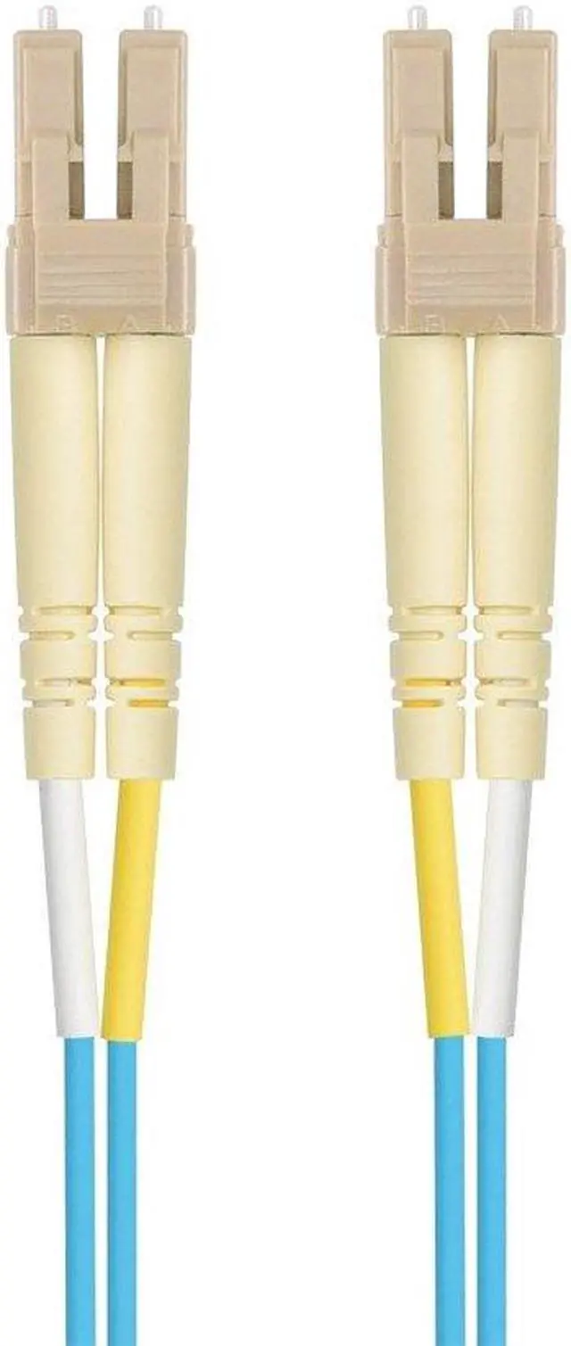 Alt view image 5 of 8 - Monoprice OM4 Fiber Optic Cable - 2 Meters - Aqua, LC/LC, UL, 50/125, Multi Mode, 10GB, OFNR, Corning, For High-Throughput Enterprise Networks