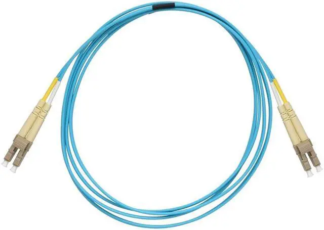 Alt view image 7 of 8 - Monoprice OM4 Fiber Optic Cable - 2 Meters - Aqua, LC/LC, UL, 50/125, Multi Mode, 10GB, OFNR, Corning, For High-Throughput Enterprise Networks