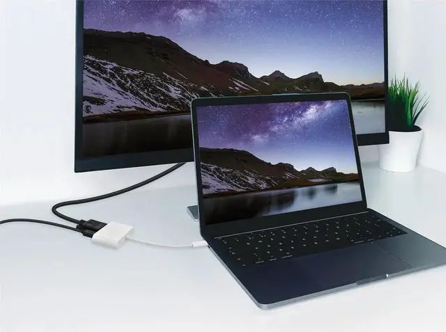 Alt view image 12 of 13 - Monoprice USB-C VGA Multiport Adapter - White, With USB 3.0 Connectivity & Mirror Display Resolutions Up To 1080p @ 60hz - Select Series