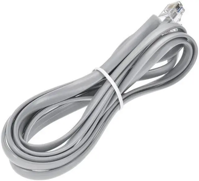 Alt view image 5 of 7 - Monoprice Landline Telephone Cable - 7 Feet - RJ12(6P6C) Reverse for Voice