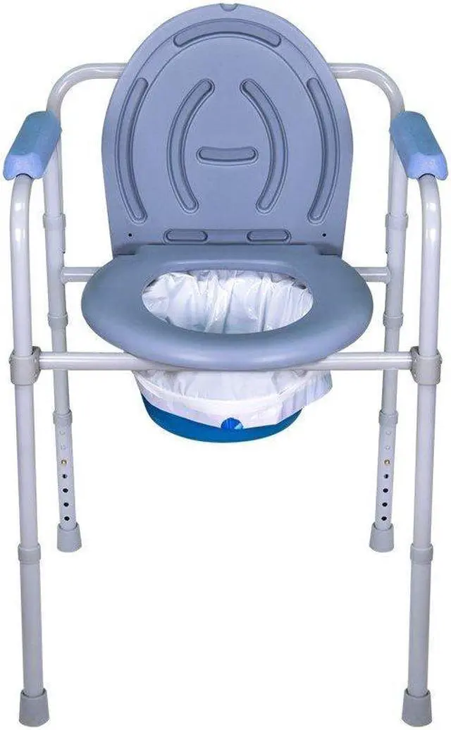 Main image of Monoprice SevaCare Bedside Commode Disposable Liner with Draw String and Absorbent Pads(50 per box)