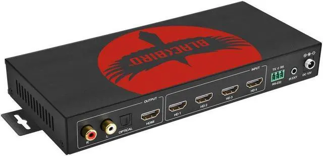 Alt view image 4 of 6 - Monoprice Blackbird Pro Series 4K60 Multiviewer: Seamless UHD Video Switcher for Professional AV Installations | HDMI 2.