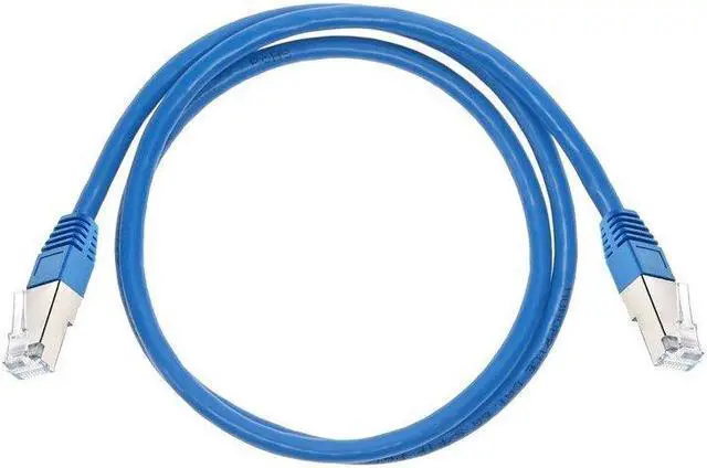 Alt view image 4 of 6 - Monoprice Cat6A Ethernet Patch Cable - 3 Feet - Blue | Network Internet Cord - Zeroboot, RJ45, Stranded, 550Mhz, STP, Pure Bare Copper Wire, 10G, 26AWG - Entegrade Series